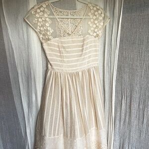 Anthropologie Moulinette Soeurs Embroidered Dress